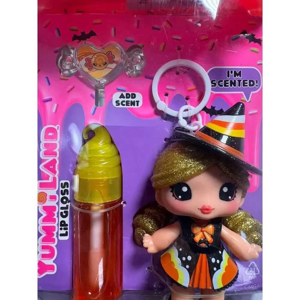 Yummiland Cassie Treats Halloween Lip Gloss Doll Scented DIY Set MGA New
